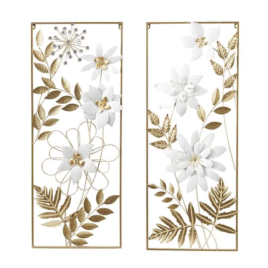 Gold Metal Coastal Wall Décor Set